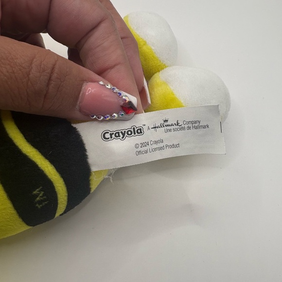 Crayola Yellow and Black LASER LEMON Stuffed Plush - Picture 4 of 6